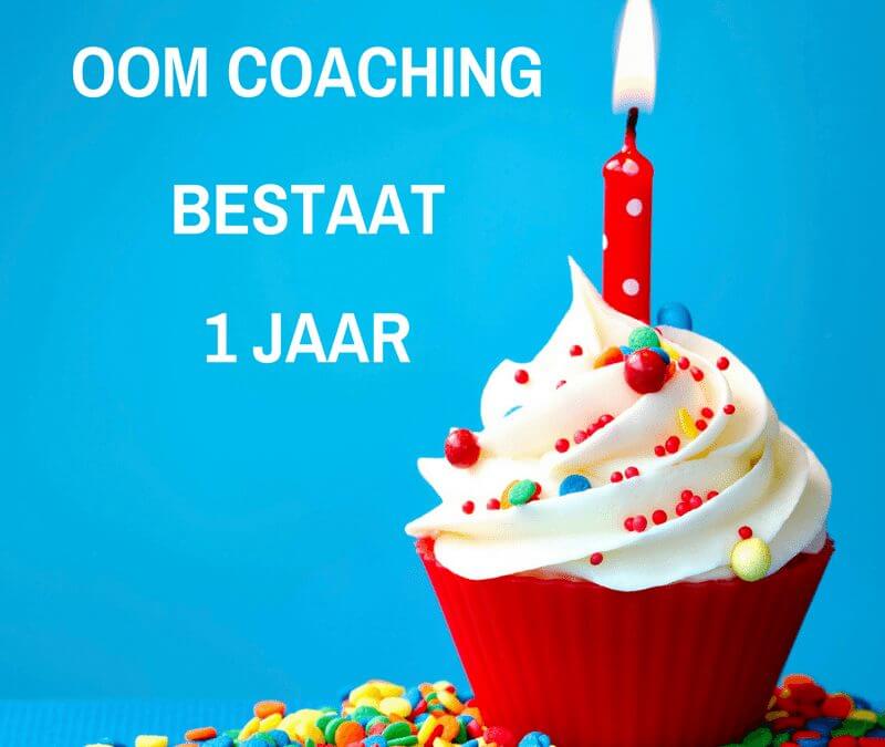 OOM coaching bestaat 1 jaar