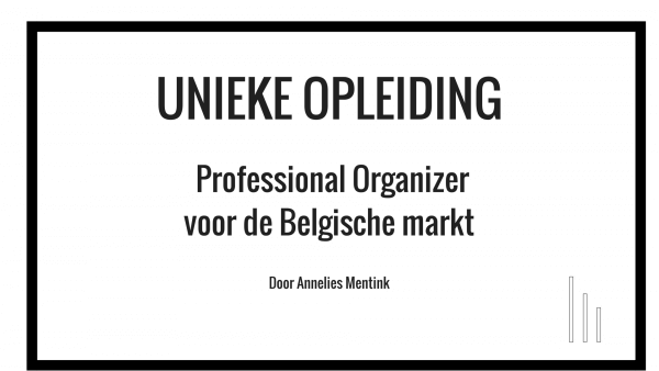 Opleiding Professional Organizer